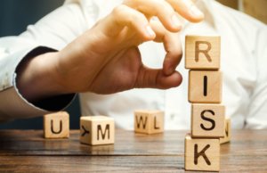 risk blocks toppling over