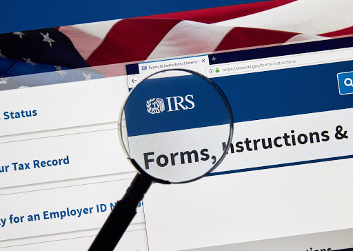 IRS updates on computer