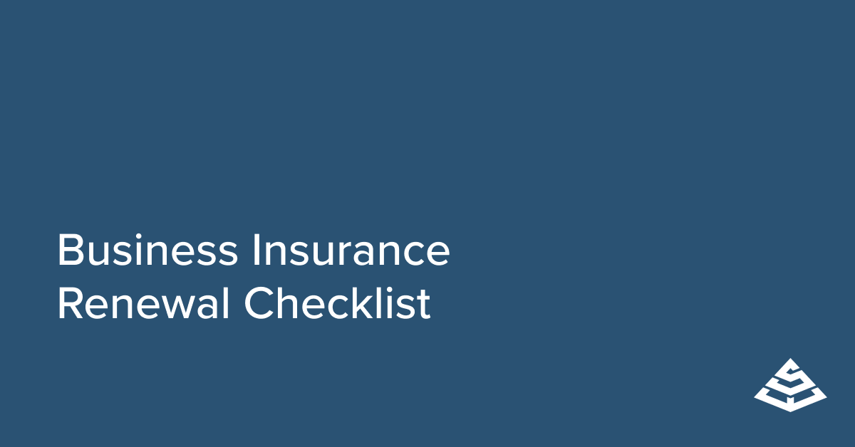 Business Insurance Renewal Checklist